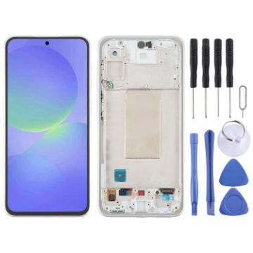 Samsung Galaxy A36 SM-A366B Silver Original LCD Screen Assembly - 1