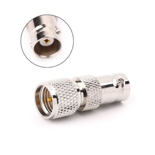 Mini UHF Male to BNC Female Connector Adapter - 1