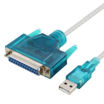 USB 2.0 to DB25 Female Cable, 1.5m Length - 1