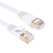 Gold Plated CAT7 Flat Ethernet Cable 10Gbps 25m RJ45 LAN Network - 1