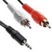 3.5mm Stereo to RCA Male Audio Cable, 2.7m Length - 1