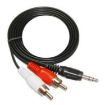 3.5mm Stereo to RCA Male Audio Cable, 2.7m Length - 2