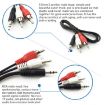 3.5mm Stereo to RCA Male Audio Cable, 2.7m Length - 4