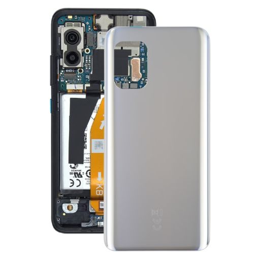 Asus Zenfone 8 ZS590KS Jet Silver Back Cover with Adhesive - 1