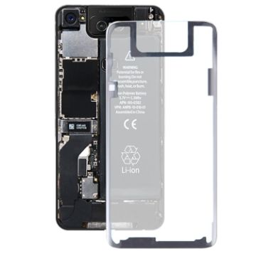 Asus Zenfone 6 ZS630KL Transparent Battery Back Cover with Adhesive - 1