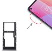 SIM + Micro SD Card Tray for TCL 10L/10 Lite T770H T770B (Silver) - 4