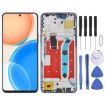 Original LCD Screen for Honor X8 with Frame (Blue) - 1