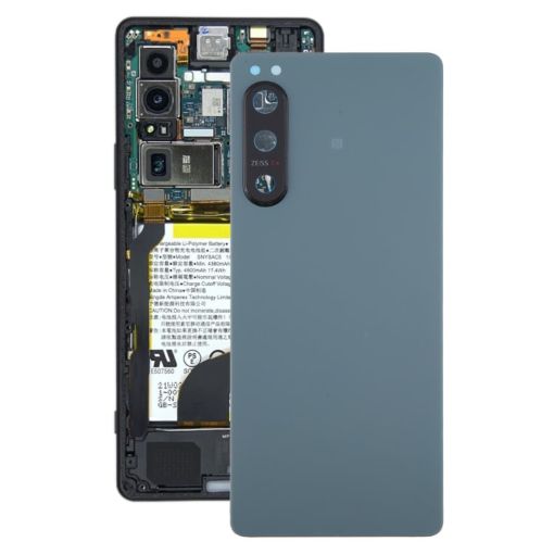 Sony Xperia 5 IV Original Green Battery & Camera Lens Back Cover - 1