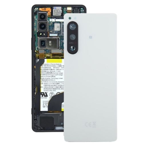 Sony Xperia 5 IV White Battery & Camera Lens Back Cover Original - 1