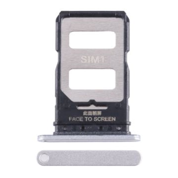 Xiaomi Note 13 Pro+ Silver SIM Card Tray Replacement - 1