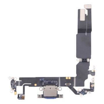 Original Blue Charging Port Flex Cable for iPhone 16 - 1