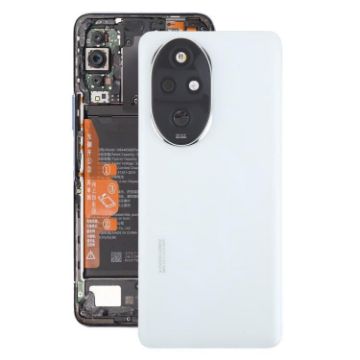 For Honor 200 Pro OEM Battery & Camera Lens Cover (White) - 1