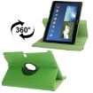 Green Litchi Texture Rotatable Leather Case for Galaxy Note 10.1 (2014) - 1