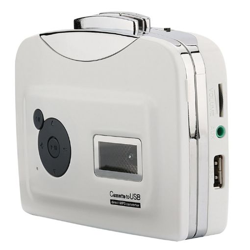 Ezcap 230 Cassette to MP3 Converter Audio Music Player (White) - 1