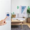 VOYE V001AB Wireless Doorbell w/ 2 Remotes (White) - 5
