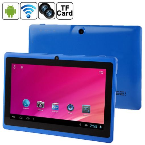 Q88 7" Tablet, 1GB+8GB, Android 4.0, Quad Core, WiFi, Bluetooth, Blue - 1
