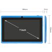 Q88 7" Tablet, 1GB+8GB, Android 4.0, Quad Core, WiFi, Bluetooth, Blue - 4