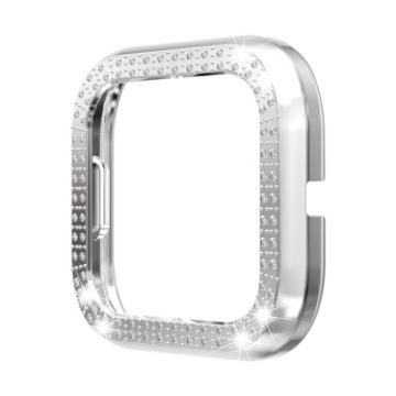 Fitbit Versa 2 Silver PC Double-row Diamond Protective Shell - 1