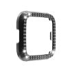 Fitbit Versa/Lite Double-Row Diamond Protective Shell (Black) - 2