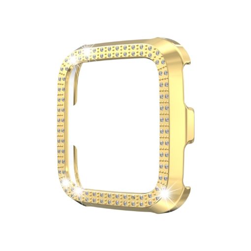 Fitbit Versa/Lite Gold PC Double-Row Diamond Protective Shell - 1