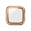 Fitbit Versa 2 Rose Gold Plating PC Shell + Tempered Glass Film - 2