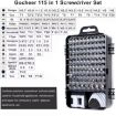 115 in 1 Precision Screwdriver Set for Phone & Computer Repair (Red) - 3