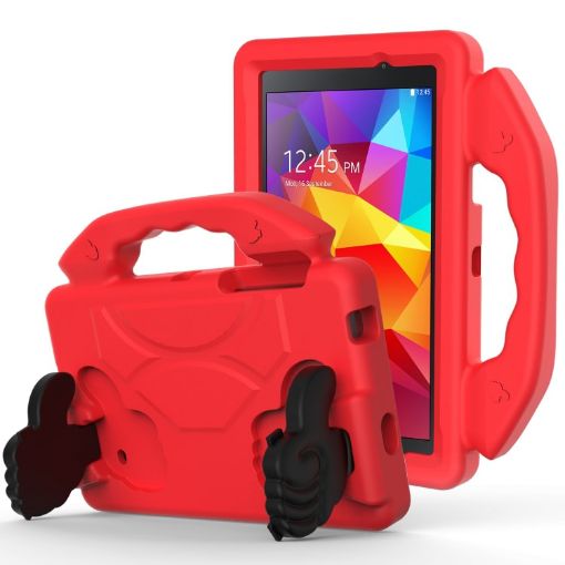 Galaxy Tab 4 7.0 T230/T231 Kids EVA Anti-Fall Cover with Stand (Red) - 1