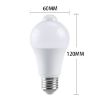 Waterproof E27 LED Light with Infrared Motion Sensor, White Light - 2