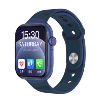 FK99 Plus Smart Watch 1.75" IPX7, Bluetooth Call, Heart Rate, Blue - 1