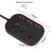 T21 PD3.0 + QC3.0 3000W AU Plug Multi-Hole High Power Socket (Black) - 4