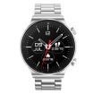 N58 IP67 Smart Watch - 1.28" Touch Screen, Stainless Steel Silver - 1