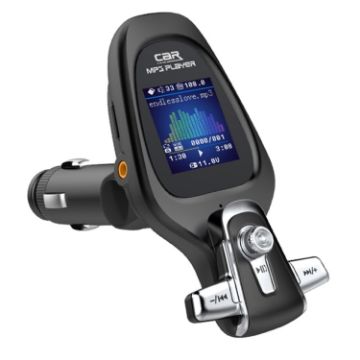 BT28 Bluetooth MP3 Player FM Transmitter with Color Screen QC3.0 - 1