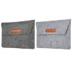 15" Grey Felt Liner Notebook Protective Cover Bag - 4