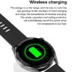 DT3 Mini Smart Watch 1.19" Color Screen Black Silicone Watchband - 3