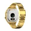 KW18 IP67 0.96" Gold Smart Watch with Steel Band and Color Screen - 3