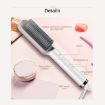 K-SKIN KD380 Ceramic Hair Straightener & Curler Brush, EU Plug, White - 3