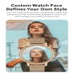 CF90 1.19" Gold Steel Watchband Smart Watch Color Screen - 5