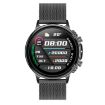 CF85 Black Smart Watch with 1.32" Color Screen & Steel Band - 2