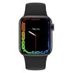 M SEVEN MAX 1.92" Black Smart Watch with Color Screen & Silicone Band - 1