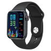 M SEVEN MAX 1.92" Black Smart Watch with Color Screen & Silicone Band - 2