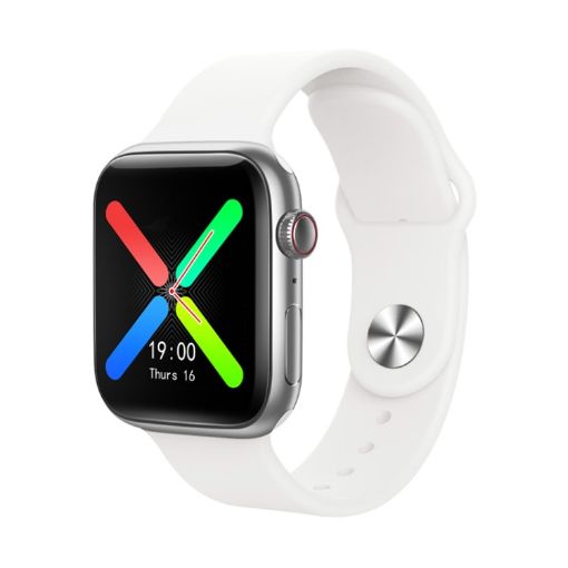 T500 Plus 1.54" Smart Watch with Heart Rate & BP Monitoring - White - 1