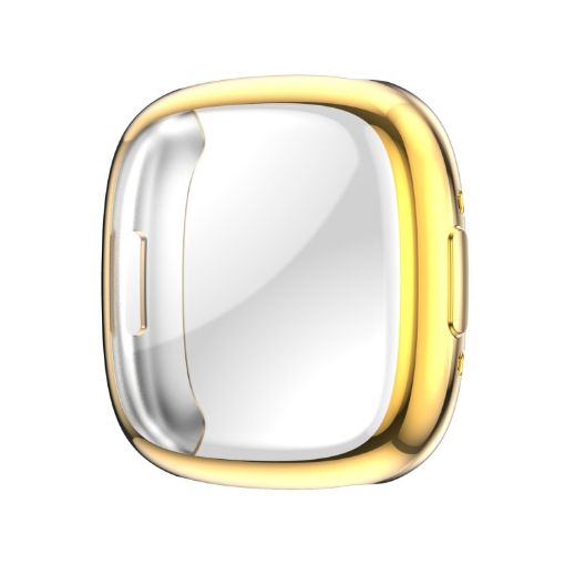Fitbit Versa 4 Gold TPU Shockproof Protective Watch Case - 1