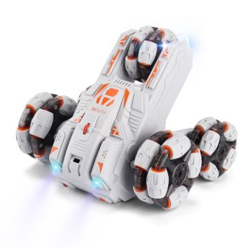 MoFun Five-Wheeled RC Stunt Car 360 Arm 2.4G Control Grey - 1