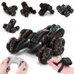 MoFun RC Stunt Car 360 Swing Arm, Five-Wheeled, Dual, Black - 1