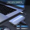JUNSUNMAY 7-in-1 Type-C Dock: 4K HDMI, VGA, Audio, PD Charge Hub - 4