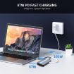 JUNSUNMAY 7-in-1 Type-C Dock: 4K HDMI, VGA, Audio, PD Charge Hub - 5