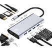 JUNSUNMAY 11-in-1 Type-C Hub: 4K HDMI, VGA, RJ45, PD Quick Charge - 1