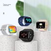 P58 Smart Watch 1.96" Silver, Heart Rate & Blood Pressure Monitor - 4