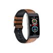E600 Smart Watch: 1.47" Screen, Leather Strap, Heart/BP Monitor - 2