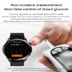 E420 Smart Watch, 1.39" Color Screen, Heart/BP Monitoring, Blue Strap - 4